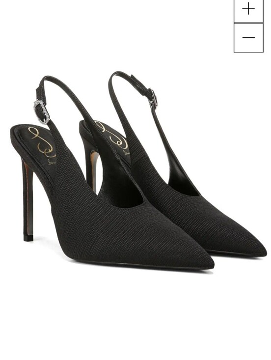 Sam Edelman Shoes - NIB Sam Edelman Black Slingback Pointed-Toe Stiletto Pumps. Size 7